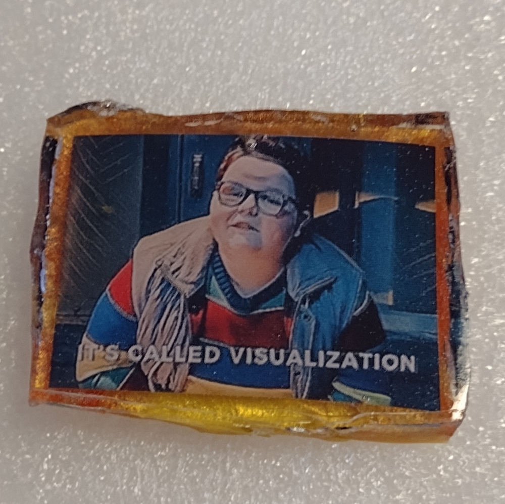 Delightful Derek Stranger Things Art Pin